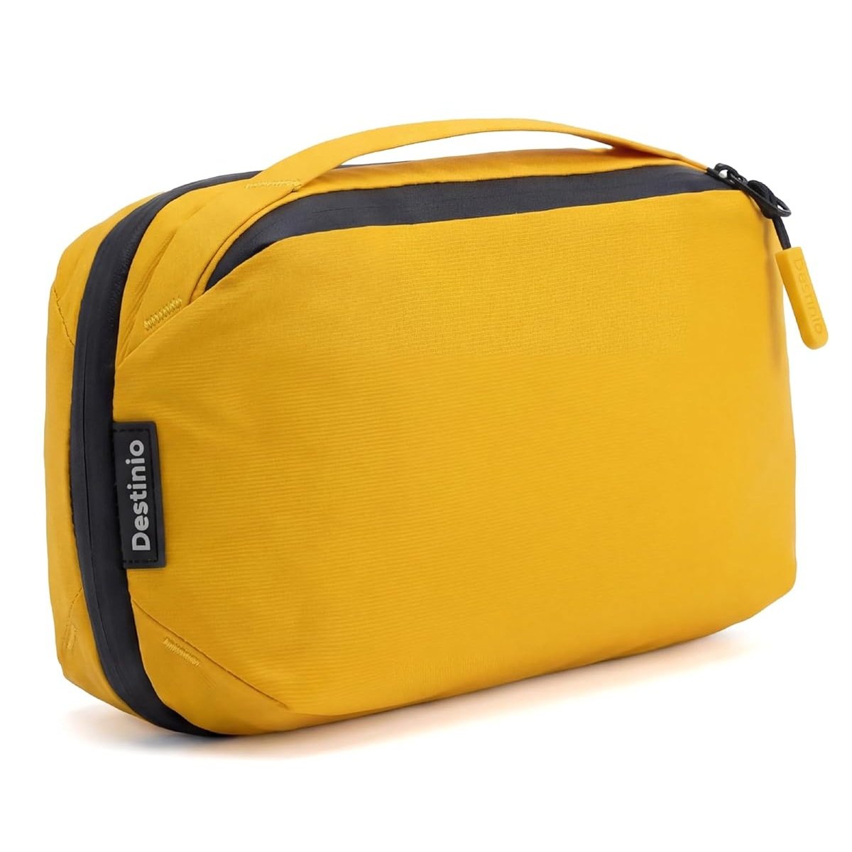 710oHOdehrL._SL1500_ Destinio Electronic Gadget Organizer Bag – Waterproof Padded Tech Pouch, Yellow - Image 1
