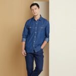 Symbol Premium Men's Casual Cotton Denim Shirt